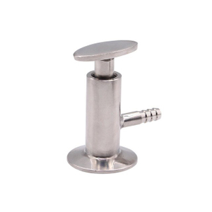 Sanitary Stainless Steel Manual Tri Clamp Barbed Sample Valve