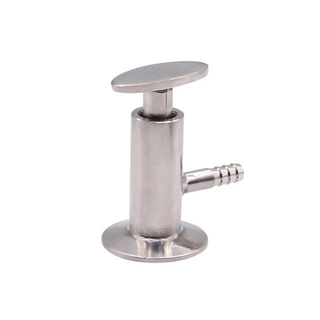 Sanitary Stainless Steel Manual Tri Clamp Barbed Sample Valve