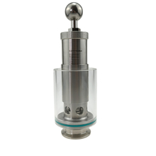 Adjustable Small Tri Clamp Spunding Valve 0.2-2.2bar
