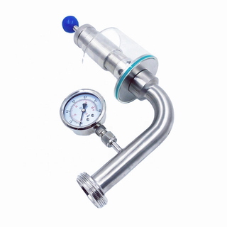 Sanitary SS316 Tank Pressure Relief Valve with DIN Male End 