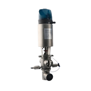 Hygienic SS316 C-top Pneumatic Mix-proof Valve with CIP Cleaning Valve