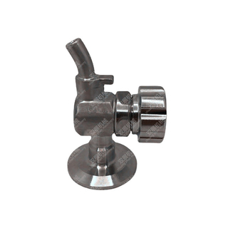 1.5in Sanitary Tri Clover Clamp EPDM Sample Valve SS304 Stainless 