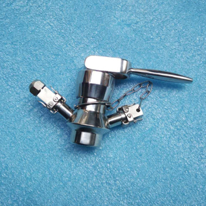Stainless Steel Butt Weld Aspetic Sampling Valve W/ Metal Cap